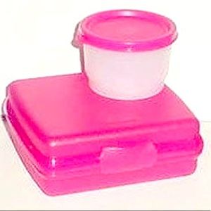 Tupperware Kitchen - New Tupperware sandwich keeper & snack cup set Tupperware Kitchen - New Tupperware sandwich keeper & snack cup set